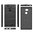 Flexi Slim Carbon Fibre Case for Sony Xperia XA2 Ultra - Brushed Black